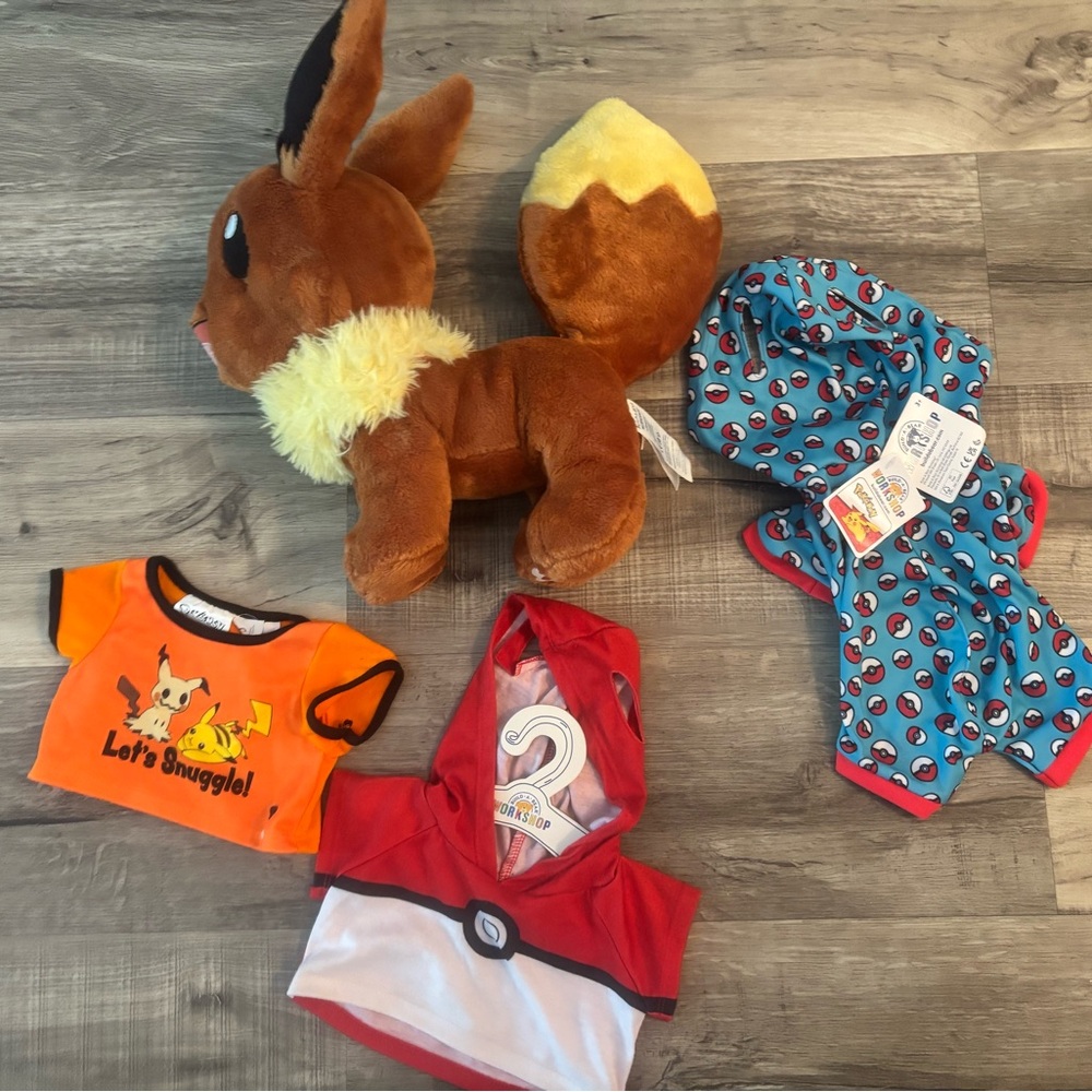 Build-A-Bear Brown and Orange Stuffed Animal